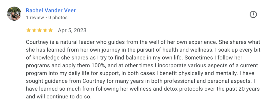 Client Reviews Rachel